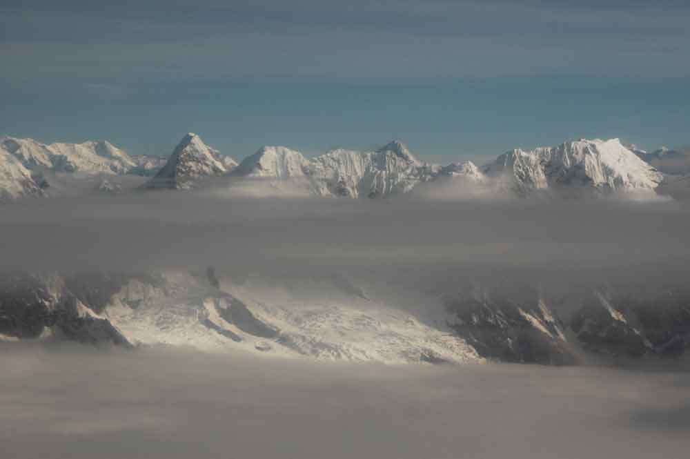 122 - Nepal - cordillera del Himalaya, panoramica aerea